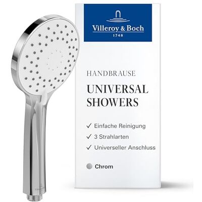 Villeroy & Boch - Universal Duschkopf - 3 Strahlarten Villeroy & Boch - Universal Duschkopf - 3 Strahlarten