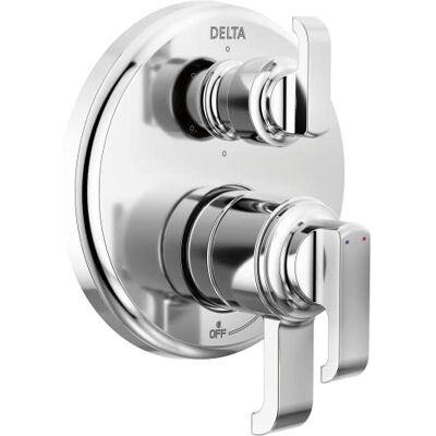 DELTA Wasserhahn Tetra 17 Serie Chrom 6-stufige integrierte Umstellventilverkleidung Kit, Chrom Umstellventilverkleidung Kit, Duschverkleidung Kit, Lumicoat Chrom T27989-PR (Ventil nicht im DELTA Wasserhahn Tetra 17 Serie Chrom 6-stufige integrierte Umstellventilverkleidung Kit, Chrom Umstellventilverkleidung Kit, Duschverkleidung Kit, Lumicoat Chrom T27989-PR (Ventil nicht im