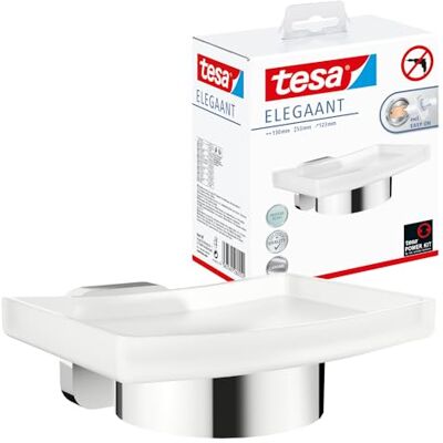 tesa Seifenspender und Seifenschale - Elegant Badezimmerzubehör tesa Seifenspender und Seifenschale - Elegant Badezimmerzubehör