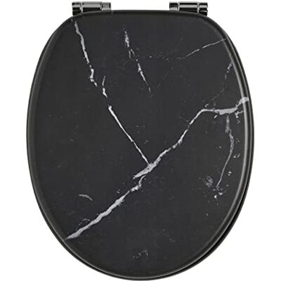 Wirquin 20724239 WC-Sitz Woody schwarz marmoriert matt Wirquin 20724239 WC-Sitz Woody schwarz marmoriert matt