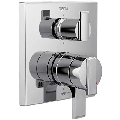DELTA Faucet Ara 17 Serie 6-stufiges integriertes Umstellventil-Verkleidungs-Set, Chrom-Umstellventil-Verkleidungs-Set, Duschverkleidungsset, Chrom T27967 (Ventil nicht im Lieferumfang enthalten) DELTA Faucet Ara 17 Serie 6-stufiges integriertes Umstellventil-Verkleidungs-Set, Chrom-Umstellventil-Verkleidungs-Set, Duschverkleidungsset, Chrom T27967 (Ventil nicht im Lieferumfang enthalten)