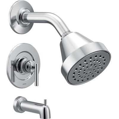 Moen T2903EP Gibson Posi-Temp Druckausgleich, Eco-Performance, modernes Verkleidungsventil für Badewanne und Dusche erforderlich, Chrome, 1 Count Moen T2903EP Gibson Posi-Temp Druckausgleich, Eco-Performance, modernes Verkleidungsventil für Badewanne und Dusche erforderlich, Chrome, 1 Count