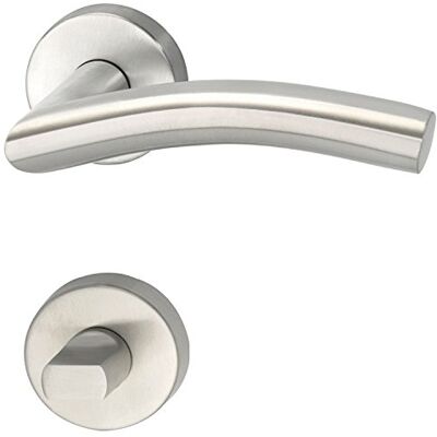 MARCHESI Drückergarnitur NEW YORK auf Rosette WC, 38-45, Edelstahl MARCHESI Drückergarnitur NEW YORK auf Rosette WC, 38-45, Edelstahl
