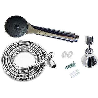KIPPEN 5209 Duschset - Chrom, 1,5m Schlauch, Wandmontage KIPPEN 5209 Duschset - Chrom, 1,5m Schlauch, Wandmontage