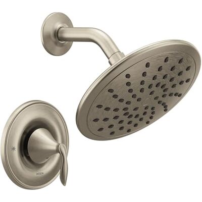 Moen Shower Only Trim Kit T2232EPBN, Eva Duschsystem mit Regenduschkopf ohne Ventil, gebürsteter Nickel, 1 count Moen Shower Only Trim Kit T2232EPBN, Eva Duschsystem mit Regenduschkopf ohne Ventil, gebürsteter Nickel, 1 count
