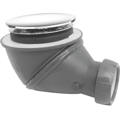 Wirquin 30723215 James D90 Duschablauf mit schwenkbarem Abgang 360° und Gitter aus ABS, verchromt Wirquin 30723215 James D90 Duschablauf mit schwenkbarem Abgang 360° und Gitter aus ABS, verchromt