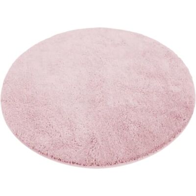Floordirekt Badematte Sky Badezimmerteppich Weicher, dichter Hochflor Rutschhemmend & Schnell trocknend Geeignet für Fußbodenheizung Eckig & Rund (Rund Ø 95 cm, Rosa) Floordirekt Badematte Sky Badezimmerteppich Weicher, dichter Hochflor Rutschhemmend & Schnell trocknend Geeignet für Fußbodenheizung Eckig & Rund (Rund Ø 95 cm, Rosa)