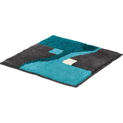 Erwin Müller WC-Vorlage ohne Ausschnitt Athen, rutschhemmend türkis Größe 50x50 cm kuscheliger Hochflor, für Fußbodenheizung geeignet Erwin Müller WC-Vorlage ohne Ausschnitt Athen, rutschhemmend türkis Größe 50x50 cm kuscheliger Hochflor, für Fußbodenheizung geeignet