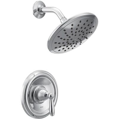 Moen Shower Only Trim Kit T2252EP, Brantford Duschsystem mit Regenduschkopf ohne Ventil, Chrom Moen Shower Only Trim Kit T2252EP, Brantford Duschsystem mit Regenduschkopf ohne Ventil, Chrom