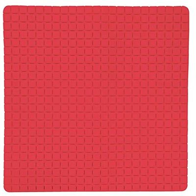 MSV – rutschfeste Duschmatte – Quadro-Gummi – 54 x 54 cm – Rot – Sicherer Duschboden – Für alle Bodenarten geeignet – Leicht zu reinigen MSV – rutschfeste Duschmatte – Quadro-Gummi – 54 x 54 cm – Rot – Sicherer Duschboden – Für alle Bodenarten geeignet – Leicht zu reinigen