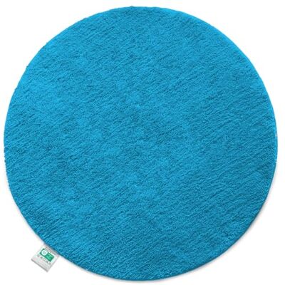 Floordirekt Badematte Sky Soft Eckig & Rund Badezimmerteppich Extra flauschig rutschfest & Schnell trocknend Viele Farben & Größen (Rund Ø 120 cm, Türkis) Floordirekt Badematte Sky Soft Eckig & Rund Badezimmerteppich Extra flauschig rutschfest & Schnell trocknend Viele Farben & Größen (Rund Ø 120 cm, Türkis)