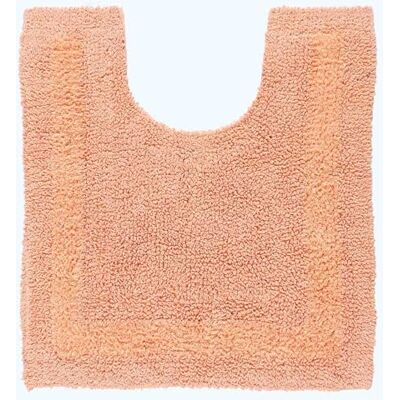 Homescapes Pfirsich Pedestal Mat Luxus Reversible Baumwoll-Badematte - Badematte Homescapes Pfirsich Pedestal Mat Luxus Reversible Baumwoll-Badematte - Badematte