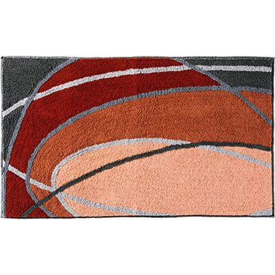 REDBEST Badematte Terra Größe 60x100 cm, WC-Vorlage, WC-Umrandung, Duschvorlage, Duschmatte, WC-Deckelbezug Lynn REDBEST Badematte Terra Größe 60x100 cm, WC-Vorlage, WC-Umrandung, Duschvorlage, Duschmatte, WC-Deckelbezug Lynn