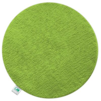 Floordirekt Badematte Sky Badezimmerteppich Weicher, dichter Hochflor Rutschhemmend & Schnell trocknend Geeignet für Fußbodenheizung Eckig & Rund (Rund Ø 95 cm, Apfelgrün) Floordirekt Badematte Sky Badezimmerteppich Weicher, dichter Hochflor Rutschhemmend & Schnell trocknend Geeignet für Fußbodenheizung Eckig & Rund (Rund Ø 95 cm, Apfelgrün)