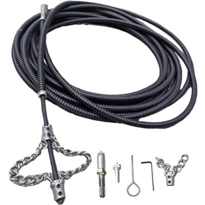 LZTET Flex Shaft Kanalisations Entkalkungskette,Hochleistungs Klempnerspirale,Abflussreiniger,FüR Waschbecken,Badewannen Und Duschbecken Zu Hause(500cm,Black) LZTET Flex Shaft Kanalisations Entkalkungskette,Hochleistungs Klempnerspirale,Abflussreiniger,FüR Waschbecken,Badewannen Und Duschbecken Zu Hause(500cm,Black)