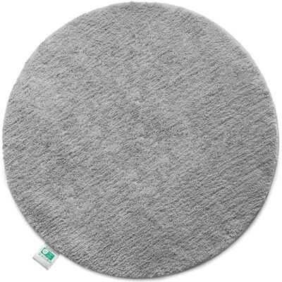 Floordirekt Badematte Sky Soft Eckig & Rund Badezimmerteppich Extra flauschig rutschfest & Schnell trocknend Viele Farben & Größen (Rund Ø 120 cm, Silbergrau) Floordirekt Badematte Sky Soft Eckig & Rund Badezimmerteppich Extra flauschig rutschfest & Schnell trocknend Viele Farben & Größen (Rund Ø 120 cm, Silbergrau)