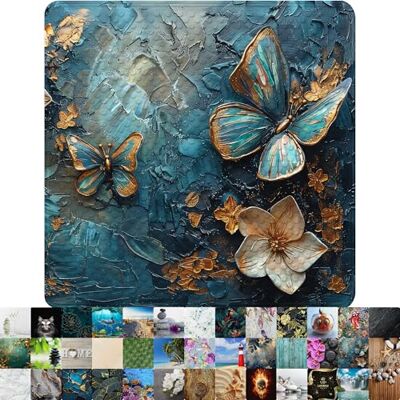 Sanilo Badematte 53 x 53 cm, rutschfeste Duschmatte für Dusche und Badewanne, Antirutschmatte maschinenwaschbar und schimmelresistent (Mariposa) Sanilo Badematte 53 x 53 cm, rutschfeste Duschmatte für Dusche und Badewanne, Antirutschmatte maschinenwaschbar und schimmelresistent (Mariposa)