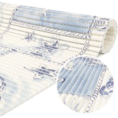 ANRO Weichschaummatte Badematte Bad Dusche WC Vorleger Teppich Antirutsch Badläufer Delfine Blau Weiß Maritim 140x65cm ANRO Weichschaummatte Badematte Bad Dusche WC Vorleger Teppich Antirutsch Badläufer Delfine Blau Weiß Maritim 140x65cm