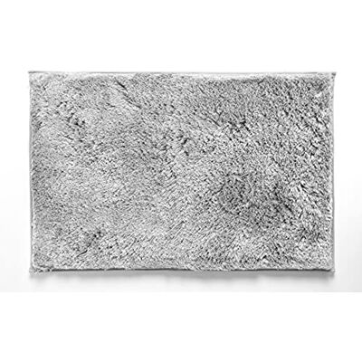 Penguin Home 3881 Mikrofaser Badematte - Badezimmer, Küche - Silber Penguin Home 3881 Mikrofaser Badematte - Badezimmer, Küche - Silber