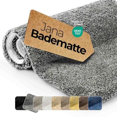 etérea Jana Mikrofasertapete Badteppich - Grau - Badvorleger etérea Jana Mikrofasertapete Badteppich - Grau - Badvorleger
