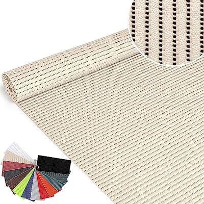 ANRO Badematte Weichschaummatte Bad- und Duschvorleger Antirutsch Badläufer Uni Creme 350x130cm ANRO Badematte Weichschaummatte Bad- und Duschvorleger Antirutsch Badläufer Uni Creme 350x130cm