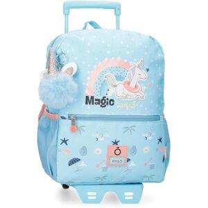 Enso Hellblauer Polyester-Schulrucksack - Schulrucksack Enso Hellblauer Polyester-Schulrucksack - Schulrucksack