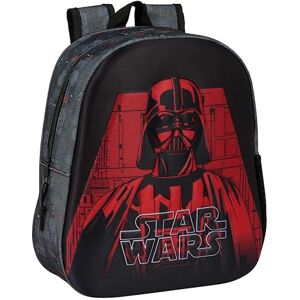 safta Star Wars Schulrucksack mit 3D-Design, anpassbar an den Wagen, ideal für Kinder verschiedener Altersgruppen, bequem und vielseitig, Qualität und Widerstandsfähigkeit, 27 x 10 x 33 cm, Schwarz, Schwarz safta Star Wars Schulrucksack mit 3D-Design, anpassbar an den Wagen, ideal für Kinder verschiedener Altersgruppen, bequem und vielseitig, Qualität und Widerstandsfähigkeit, 27 x 10 x 33 cm, Schwarz, Schwarz