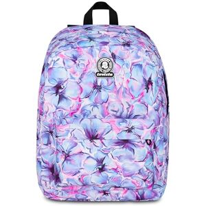 Invicta Ollie Schulranzen, Rucksack mit einem Fach, mit Trinkflaschenfach und Laptopfach bis 14 Zoll, Schulrucksack, Mädchen und Jungen, lila mit Blumen Invicta Ollie Schulranzen, Rucksack mit einem Fach, mit Trinkflaschenfach und Laptopfach bis 14 Zoll, Schulrucksack, Mädchen und Jungen, lila mit Blumen