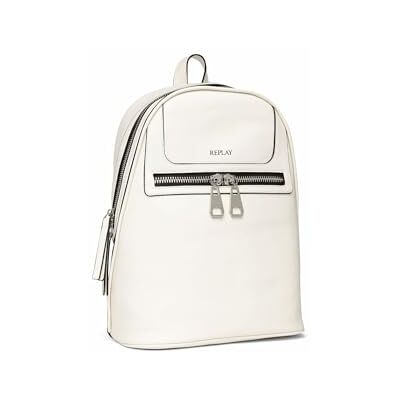 Replay Damen Rucksack Edel, Weiß (Dirty White 002), Onesize Replay Damen Rucksack Edel, Weiß (Dirty White 002), Onesize