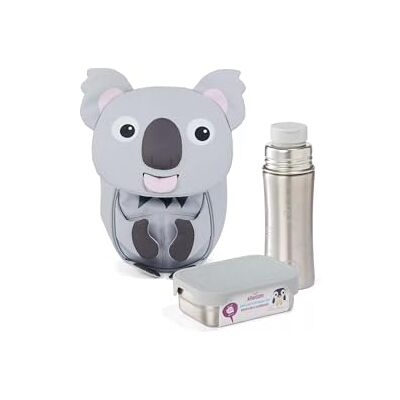 Affenzahn Kinderrucksack Kleiner Freund Koala Grau Ergonomischer Kindergarten-Rucksack für Kinder von 1 bis 3 Jahren mit Reflektoren, Ziehzunge und Namensschild Affenzahn Kinderrucksack Kleiner Freund Koala Grau Ergonomischer Kindergarten-Rucksack für Kinder von 1 bis 3 Jahren mit Reflektoren, Ziehzunge und Namensschild