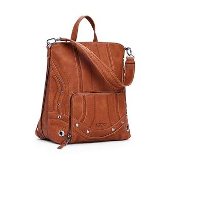 Desigual Rucksack Freizeitrucksack Pretoria Embro Patch Mini Backpack Camel braun Desigual Rucksack Freizeitrucksack Pretoria Embro Patch Mini Backpack Camel braun