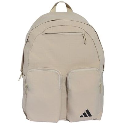 Adidas Unisex Essentials Back To Campus Backpack, Khaki Three/black, One Size Adidas Unisex Essentials Back To Campus Backpack, Khaki Three/black, One Size