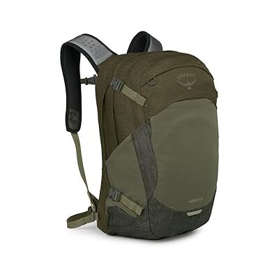 Osprey Nebula Unisex-Lifestyle-Rucksack, 32L, Moss Green/Earl Grey Heather Osprey Nebula Unisex-Lifestyle-Rucksack, 32L, Moss Green/Earl Grey Heather