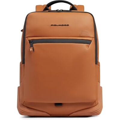 Piquadro Wasserfester Laptop-Rucksack 14" Mann Stoff ziegelorange Piquadro Wasserfester Laptop-Rucksack 14" Mann Stoff ziegelorange