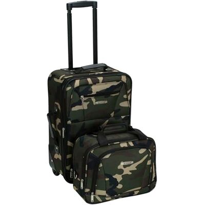 Rockland Sac À DOS À Roulettes De 17 PO Kinder-Rucksack, 30 Liter, Camouflage Rockland Sac À DOS À Roulettes De 17 PO Kinder-Rucksack, 30 Liter, Camouflage