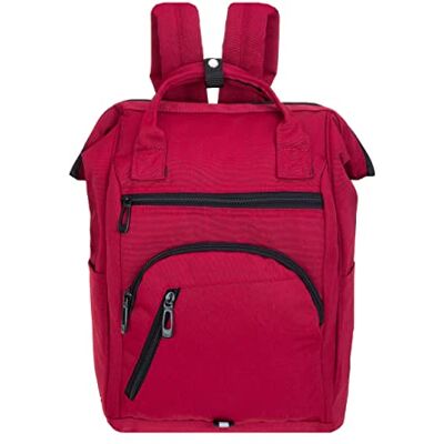 Elephant Rucksack Finn Twice A4 Bürorucksack Cityrucksack 12830 Light Red Rot Zip Schwarz Daypack Freizeitrucksack Reise Damen Herren Auswahl Elephant Rucksack Finn Twice A4 Bürorucksack Cityrucksack 12830 Light Red Rot Zip Schwarz Daypack Freizeitrucksack Reise Damen Herren Auswahl