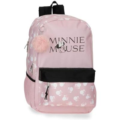 Disney Minnie Heads Rucksack - Langlebiges Polyester, Geräumige Fächer Disney Minnie Heads Rucksack - Langlebiges Polyester, Geräumige Fächer