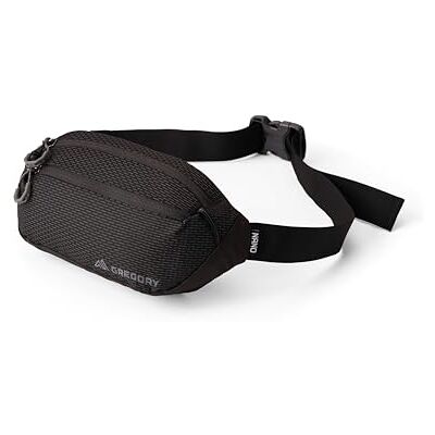 Gregory Essential Hiking Nano Gürteltasche Mini, 29 cm, 3 L, 0.15 Kg, Wander-Gürteltasche, mehrere Reißverschlusstaschen, gepolsterter, Schwarz (Optic Black) Gregory Essential Hiking Nano Gürteltasche Mini, 29 cm, 3 L, 0.15 Kg, Wander-Gürteltasche, mehrere Reißverschlusstaschen, gepolsterter, Schwarz (Optic Black)