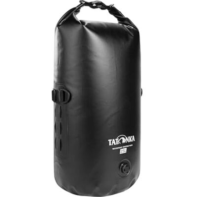 Tatonka WP Stuffbag Valve 48L Leichter, wasserdichter Packsack mit Rollverschluss und Ventil zur Volumenkomprimierung sowie 48 Liter Volumen Tatonka WP Stuffbag Valve 48L Leichter, wasserdichter Packsack mit Rollverschluss und Ventil zur Volumenkomprimierung sowie 48 Liter Volumen