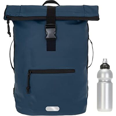 Elephant Rucksack Time Bag A4 Plane 12825 Dark Blue Uni + Flasche Damen Herren Kurierrucksack Roll-Top Fahrradrucksack Sport Fitness 23 Liter Freizeit Brustgurt Fahrrad Kurier Laptopfach Elephant Rucksack Time Bag A4 Plane 12825 Dark Blue Uni + Flasche Damen Herren Kurierrucksack Roll-Top Fahrradrucksack Sport Fitness 23 Liter Freizeit Brustgurt Fahrrad Kurier Laptopfach