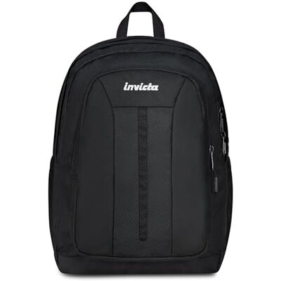 Invicta Jelek Schulrucksack 5 klasse Mädchen Jungen, Rucksack Schule Teenager, Schulranzen mit Laptopfach und Trinflaschenfach, Led Licht, schwarz Invicta Jelek Schulrucksack 5 klasse Mädchen Jungen, Rucksack Schule Teenager, Schulranzen mit Laptopfach und Trinflaschenfach, Led Licht, schwarz