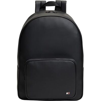 Tommy Hilfiger Men Th Foundation Rucksack, AM0AM14685, Schwarz, Einheitsgröße Tommy Hilfiger Men Th Foundation Rucksack, AM0AM14685, Schwarz, Einheitsgröße