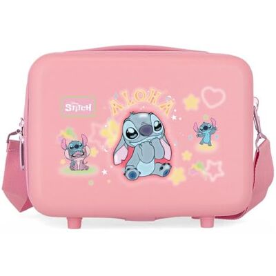 Disney Joumma Stitch You & Me Nececer, anpassungsfähig, 29 x 21 x 15 cm, Robustes ABS, Rosa 9.1L 0.8 kgs Disney Joumma Stitch You & Me Nececer, anpassungsfähig, 29 x 21 x 15 cm, Robustes ABS, Rosa 9.1L 0.8 kgs