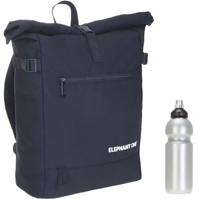 Elephant One Kurierrucksack A4 Laptoprucksack Fahrrad 13114 Schwarz + f Rucksack Damen Herren Large Laptop Tasche Freizeitrucksack Handgepäck Reise Sport Büro Roll-Top + Flasche Elephant One Kurierrucksack A4 Laptoprucksack Fahrrad 13114 Schwarz + f Rucksack Damen Herren Large Laptop Tasche Freizeitrucksack Handgepäck Reise Sport Büro Roll-Top + Flasche