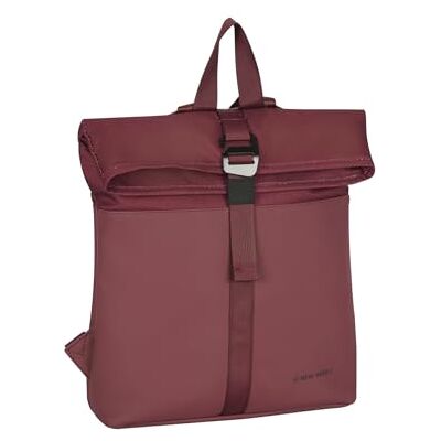 New Rebels Bruce Los Angeles Burgundy 7L Rolltop Rucksack Wasserabweissend New Rebels Bruce Los Angeles Burgundy 7L Rolltop Rucksack Wasserabweissend