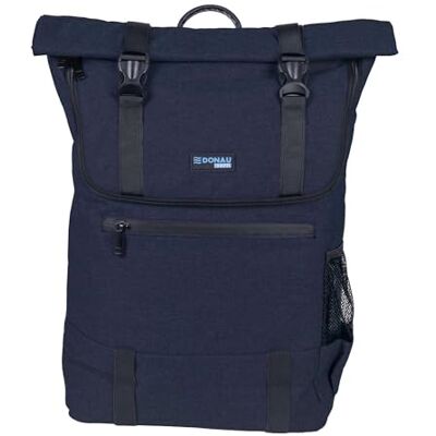 DONAU TRAVEL London Laptop Rucksack Wasserdicht/Notebook bis 15,6 Zoll/ 18 l/Marineblaue/Uni Tagesrucksack Damen & Herren/Elegant Reiserucksack Daypack für Reisen, Radfahren, Schule DONAU TRAVEL London Laptop Rucksack Wasserdicht/Notebook bis 15,6 Zoll/ 18 l/Marineblaue/Uni Tagesrucksack Damen & Herren/Elegant Reiserucksack Daypack für Reisen, Radfahren, Schule