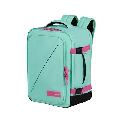 American Tourister Take2Cabin Ryanair/Wizz Air Kabinentasche 30 x 20 x 40 cm, 26,5 l, 0,60 kg, Handgepäck, Flugzeug-Rucksack S/M Untersitz, Mint/Rosa (Jelly Mint/Electric Fuchsia) American Tourister Take2Cabin Ryanair/Wizz Air Kabinentasche 30 x 20 x 40 cm, 26,5 l, 0,60 kg, Handgepäck, Flugzeug-Rucksack S/M Untersitz, Mint/Rosa (Jelly Mint/Electric Fuchsia)