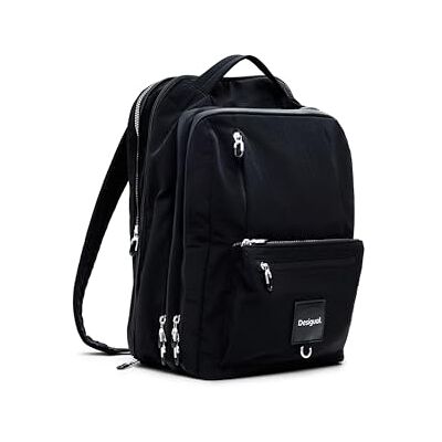Desigual Rucksack Freizeitrucksack mit Laptopfach Asturias Travelling Backpack Black schwarz Desigual Rucksack Freizeitrucksack mit Laptopfach Asturias Travelling Backpack Black schwarz