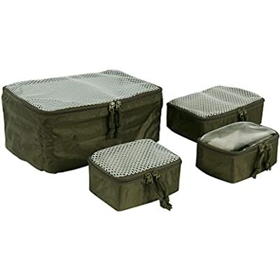 Tasmanian Tiger TT Modular Pouch Set Organizer Rucksack Zusatz-Taschen Set in 3 Größen mit Klett-Rückseite, Oliv Tasmanian Tiger TT Modular Pouch Set Organizer Rucksack Zusatz-Taschen Set in 3 Größen mit Klett-Rückseite, Oliv