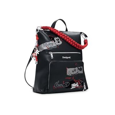Desigual Rucksack Freizeitrucksack Mickey Rock Pretoria 2.0 Backpack Black schwarz Desigual Rucksack Freizeitrucksack Mickey Rock Pretoria 2.0 Backpack Black schwarz